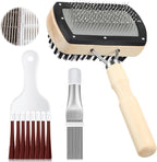 Boao 3 Pcs Ac Coil Cleaner Brush Fin Comb Double Sided Refrigerator Air by Boao