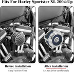 HDBUBALUS Motorcycle Air Filter Air Cleaner Intake System Cleaner Fit - Image 2