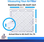 Filter King 40.5x27.5x1 Air Filter | 4-PACK | MERV 8 HVAC Pleated A/C Furnace - Image 2