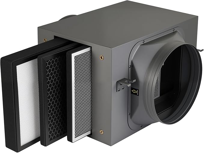 Inline Filter Box 10 ", 3-Layer Air Filtration Box - Image 2