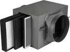 Inline Filter Box 10 ", 3-Layer Air Filtration Box - Image 2