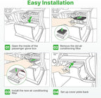 Engine+Cabin Air Filters Kit Fit - Image 7