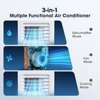 8000BTU Portable Air Conditioners Smart AC Unit - Image 3