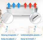 4 Pack Adjustable Air Vent Deflector, 9”-15” Transparent Deflector - Image 3