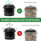 15 Packs of Kitchen Compost Bin Filters, Coconut Shell Made of Coconut Palm - Image 3