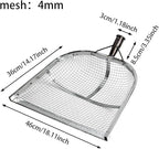 Leaking Soil Shovel Filter Stainless Steel Sieve 4mm/6mm/8mm/12mm Mesh Sifting - Image 6
