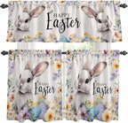 Happy Easter Kitchen Curtains Set 3 Piece by Unknown