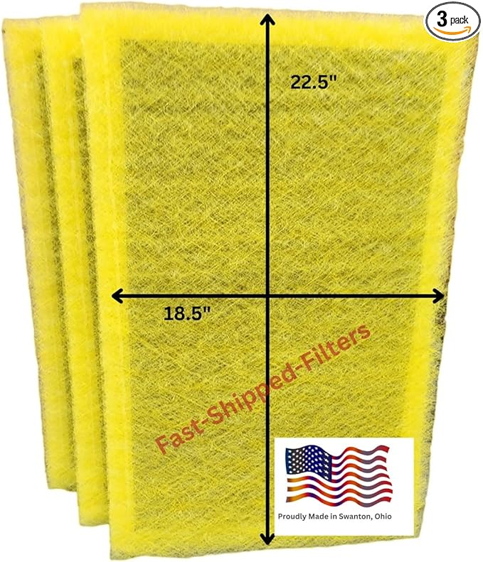 Fast-Shipped-Filters 3 Pack 20x25 Replacement Filter Pads Compatible by Unknown