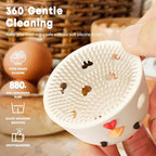 2PCS Egg Cleaner, Egg Washer for Fresh Eggs, Silicone Chicken Coop Accessories - Image 4
