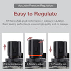 SNS Compressed Air Filter Regulator Piggyback Combo 3/8''NPT- Poly Bowl - Image 2
