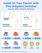 Waterdrop Water Filter for Sink Faucet, Filter Life Reminder, 320 Gallon Tap - Image 9
