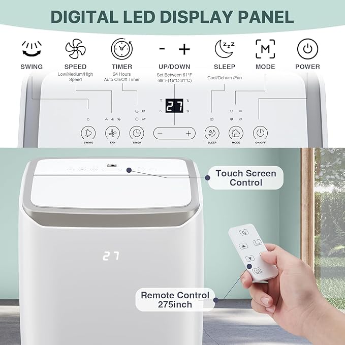 Portable Air Conditioners, 12000 BTU Portable AC - Image 3