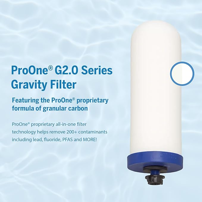 ProOne 9-Inch Gravity Water Filter Replacement G-Series 4-Pack - Image 3