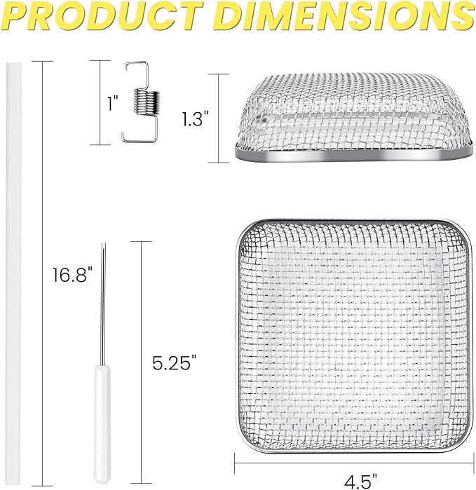 SheeChung RV Furnace Vent Screen, Flying Insect Screen Water Heater Cover - Image 2