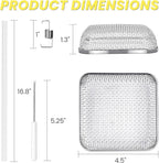 SheeChung RV Furnace Vent Screen, Flying Insect Screen Water Heater Cover - Image 2