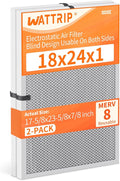 2-Pack 18x24x1 MERV 8 Reusable & Washable Electrostatic Air Filters by BreatheSmartLiveClean