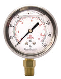 2-1/2" Oil Filled Pressure Gauge by DirectMaterial