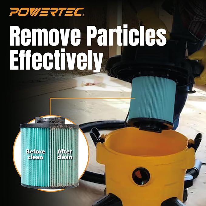 POWERTEC DXVC6914 HEPA Cartridge Filter - Image 5