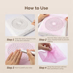 MelodySusie 200 Sheets Nail Dust Collector Filter Paper, Disposable Dust Vacuum - Image 6
