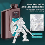 SUNLU High Clear 3D Printer Resin, High Transparency 3D Printing Resin - Image 7