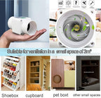 2 Inch 12V Inline Duct Fan 6W Air Vent Fan Booster Pet Indoor Vent Blower - Image 4