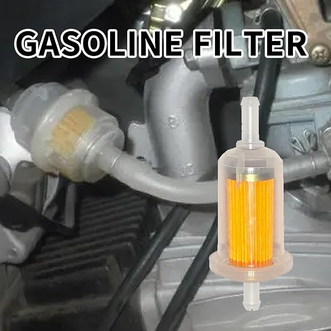 2 Pcs Motorcycle Fuel Filter, High Flow Inline Diesel Gasoline Fuel Filter - Image 5