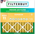 Filterbuy 24x24x2 Air Filter MERV 11 Superior Pet & Allergy Defense, by Filterbuy