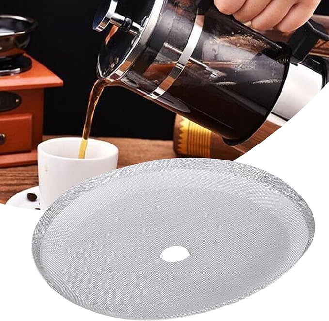 5Pcs 304 Stainless Steel Coffee Mesh Filter Portable Reusable Cofffe Pot Mesh - Image 5
