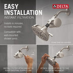 Delta Faucet Clarifi Standard Shower Filter Attachment - Image 4