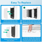 12 Pack 3000 Air Replacement Filter, Compatible - Image 8