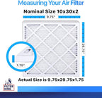 Filter King 10x30x2 Air Filter | 6-PACK | MERV 8 HVAC Pleated A/C Furnace - Image 2