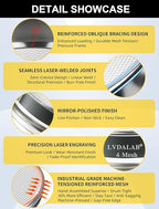 All 304 Stainless Steel 80 Mesh Test Sieve, 8 Inch/20cm Diameter, Powder Sifter - Image 2