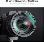 K&F CONCEPT 67mm Black Diffusion 1/4 & 1/8 Filters Kit Mist Cinematic Effect - Image 5