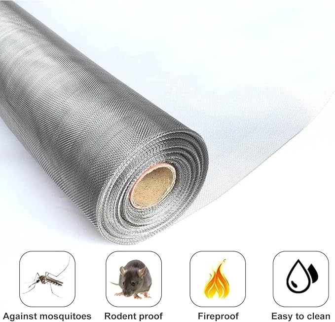 304 Stainless Steel Metal Filter Mesh Panel 100 Mesh, Woven Wire Cloth Sheet - Image 5