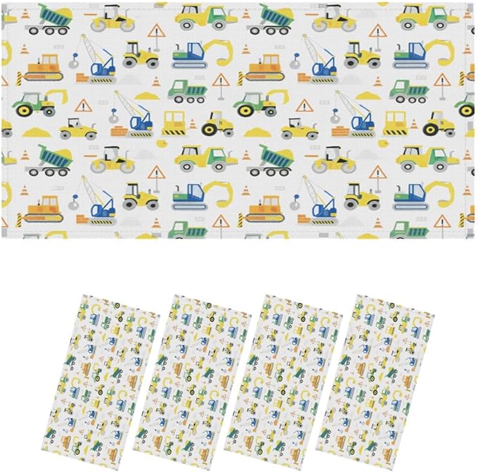 4 Pcs Fluorescent Light Covers for Ceiling Lights Construction Vehicles by Unknown