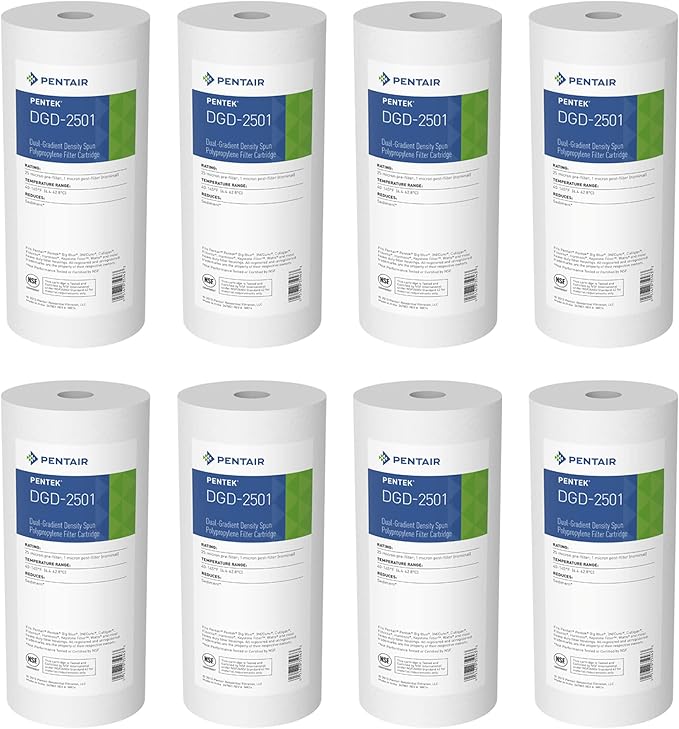 Pentair Pentek DGD-2501 Big Blue Water Filter, 10-Inch Whole House Sediment by PENTAIRPENTEK