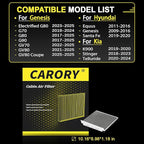Cabin Air Filter w/Activated Carbon - Image 2