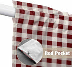 Swag Curtain Valances for Kitchen Windows, Farm Barn Western Star on Vintage - Image 3