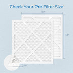 Vilaso 5 Pack MERV 10 Replacement Pre-Filter Compatible - Image 2
