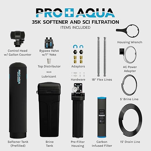 PRO+AQUA PRO-SCI-S35E Whole House Water Filter & Softener Bundle | 35, 000 - Image 2