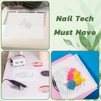 900 Sheets Nail Dust Collector Filter Paper, Disposable Dust Collector Sheet - Image 4