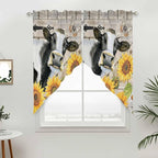 Yellow Sunflowers Swag Valances - Image 3
