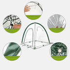 Porayhut Pop Up Greenhouse Cover Flower House, Mini Gardening Plant Sunshine - Image 6