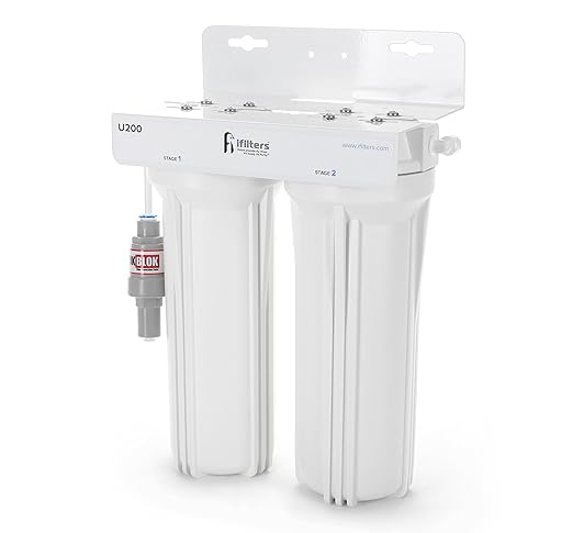 U200 Premium Drinking Water Filtration System 2 Stage w/Designer Faucet & - Image 2