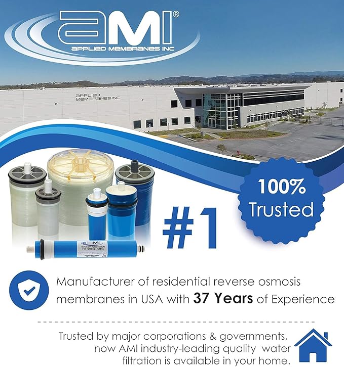APPLIED MEMBRANES INC. 75 GPD Reverse Osmosis Membrane | RO Membrane Water - Image 5