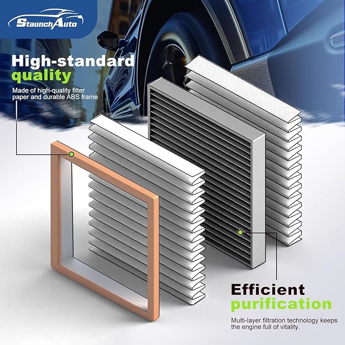 Engine & Cabin Air Filter for 2021 2022 2023 2024 2025 2026 Nissan Rogue Air - Image 3