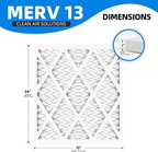 10x24x1 Air Filter, MPR 1900 & FPR 10, MERV 13 Pleated Air Filter - Image 3