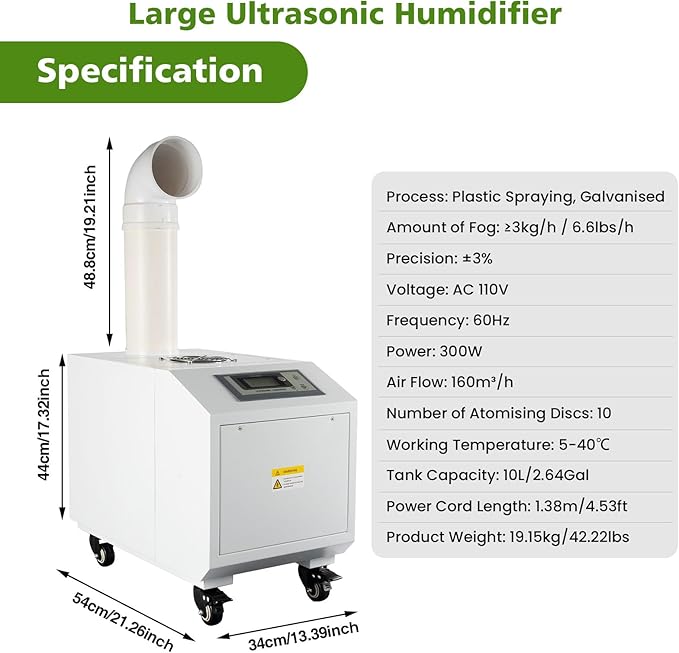 Ultrasonic Industrial Agricultural Humidifer Commercial Humidifier - Image 2