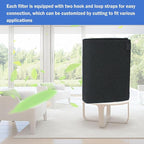 Cut to Fit Carbon Air Filter, Replacement Charcoal Filters, Carbon Pad Pre - Image 3