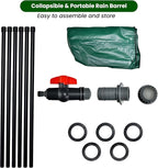 Goplus 53 Gallon Collapsible Rain Barrel, Portable Rain Barrels to Collect - Image 8